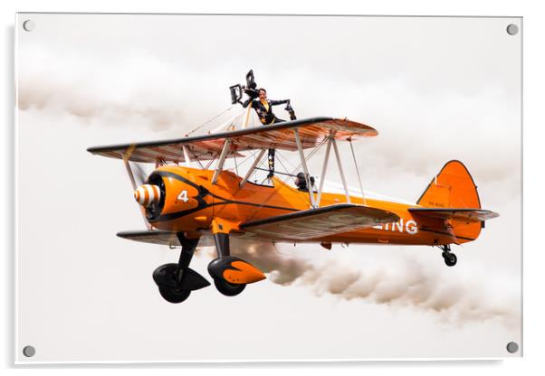 Breitling Stearman Acrylic by J Biggadike