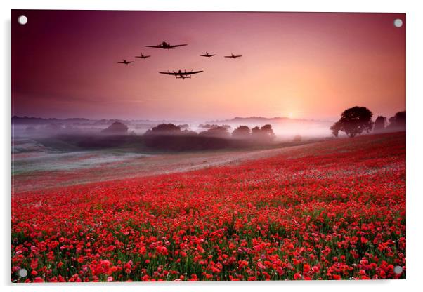 Battle of Britain Heroes Acrylic by J Biggadike