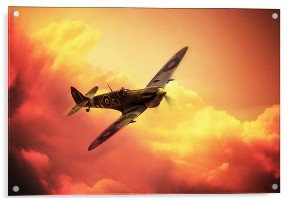 Spitfire Acrylic by J Biggadike