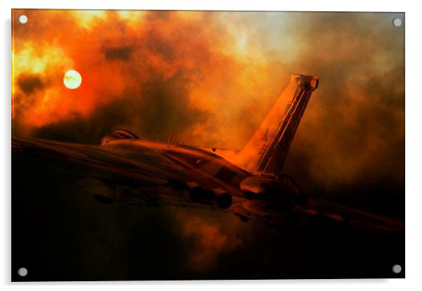 Vulcan Fire Acrylic by J Biggadike