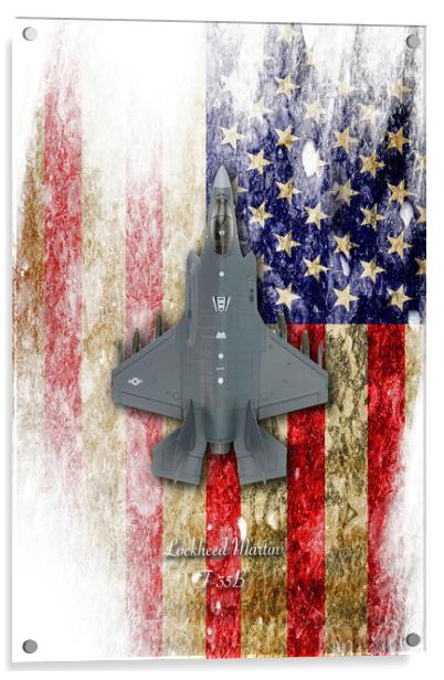 USAF Lockheed Martin F-35B Acrylic by J Biggadike