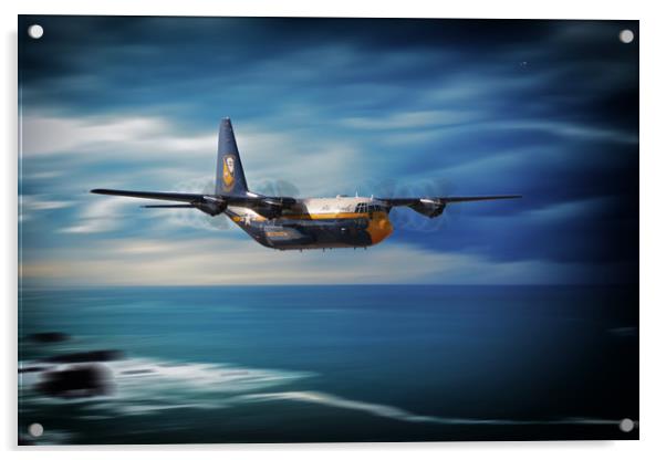 Fat Albert Airlines Acrylic by J Biggadike