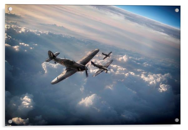 Hurricane Squadron Acrylic by J Biggadike