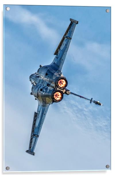 Dassault Rafale Burners Acrylic by J Biggadike