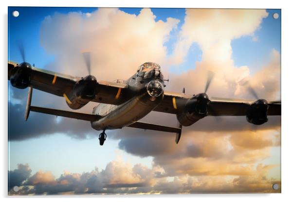 Lancaster Bomber - Skippy Acrylic by J Biggadike