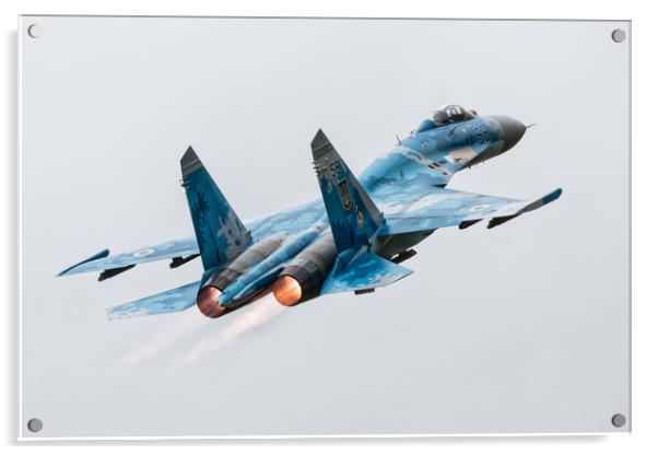 Sukhoi SU-27 Flanker Acrylic by J Biggadike