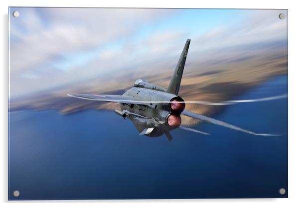 BAC Lightning F6 - XS904/BQ  Acrylic by J Biggadike