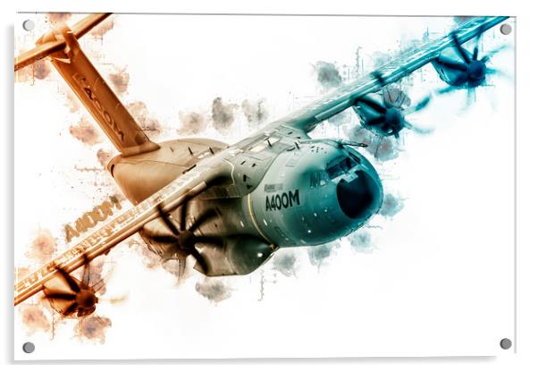 Airbus A400M - Tech Acrylic by J Biggadike