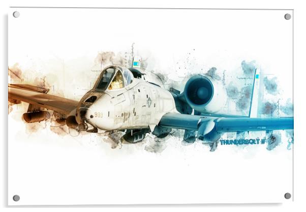 A-10 Thunderbolt Tech Acrylic by J Biggadike