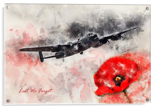 Lest We Forget Acrylic by J Biggadike