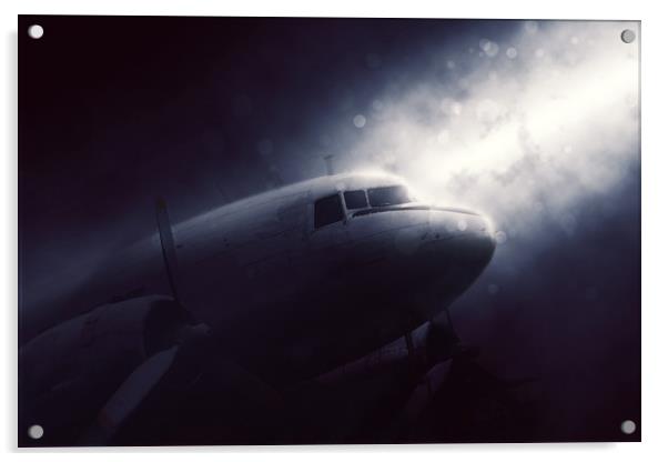 Douglas DC-3 Acrylic by J Biggadike