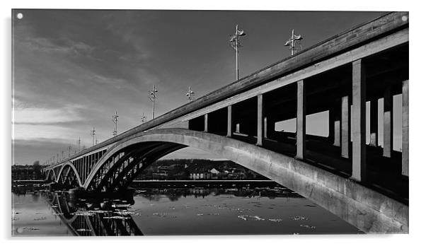 Royal Tweed Bridge Acrylic by J Biggadike