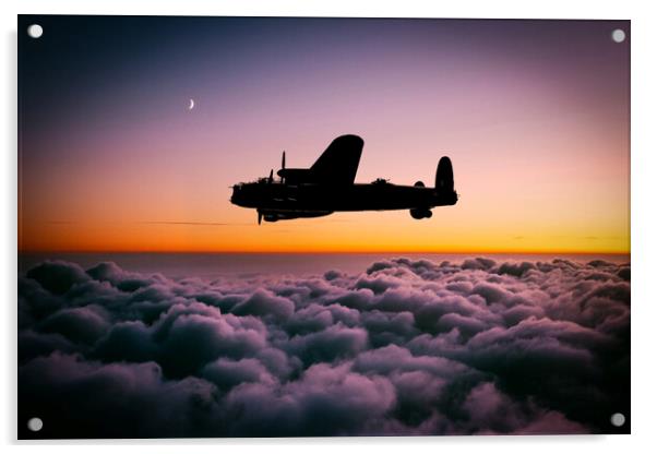 Lancaster Silhouette Acrylic by J Biggadike