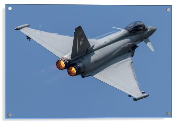RAF Eurofighter Typhoon Acrylic by J Biggadike
