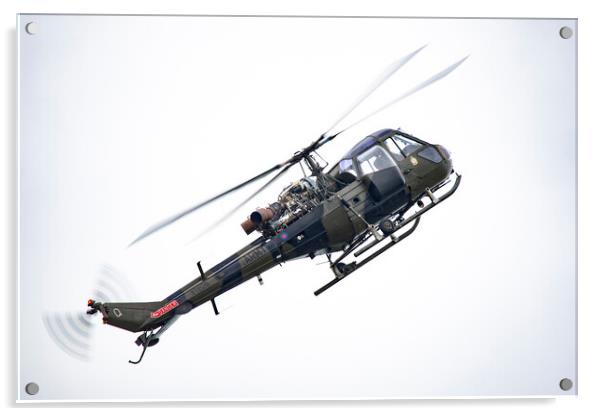 Westland Scout Helicopter Acrylic by J Biggadike