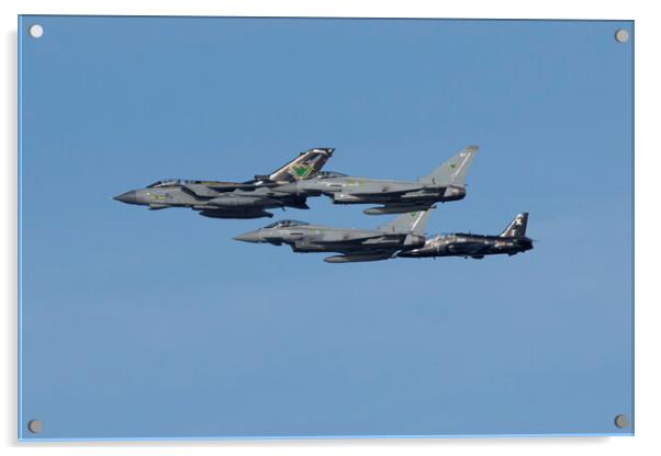 RAF Lossie Tornado Farewell Acrylic by J Biggadike