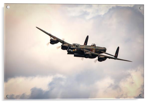 Lancaster Bomber Bomb Bay Acrylic by J Biggadike