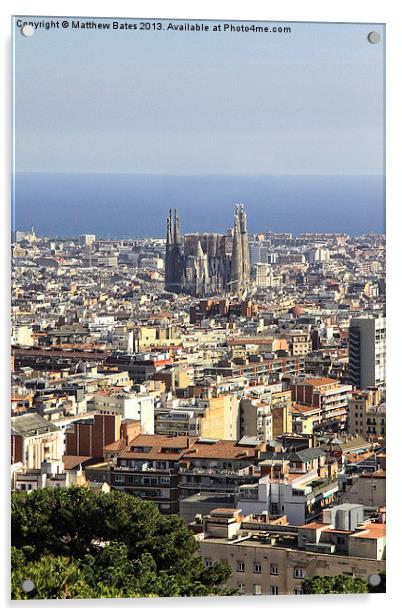 La Sagrada Família Acrylic by Matthew Bates