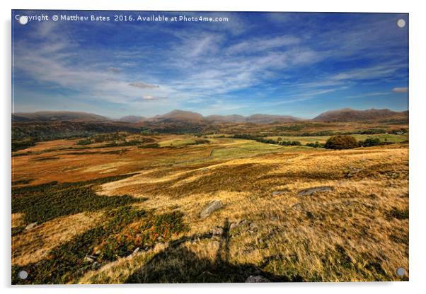 Cumbria Landscape Acrylic by Matthew Bates