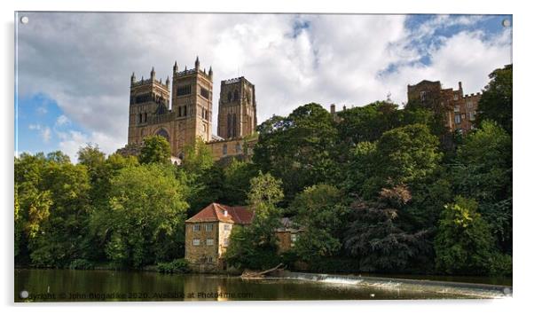 Durham Cathedral Acrylic by John Biggadike