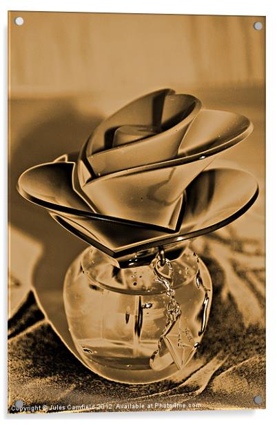 Perfume Bottle Acrylic by Jules Camfield