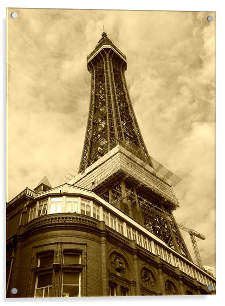 Blackpool Tower Acrylic by Daniel Gray