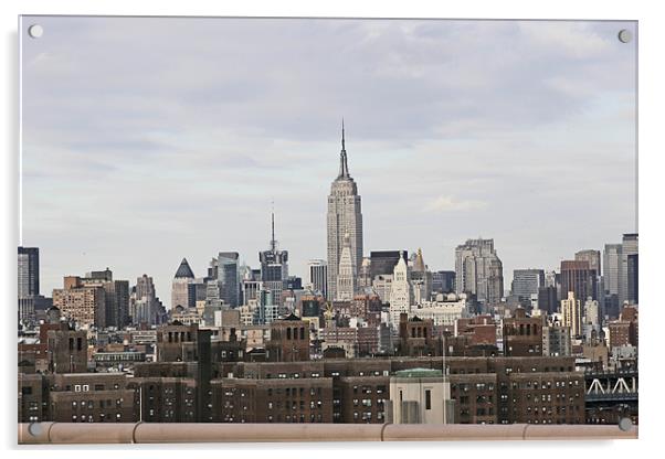 Big city, big panorama Acrylic by Tom Hall