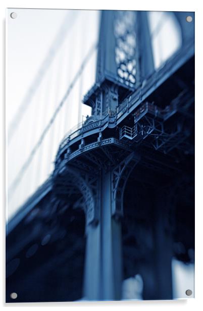 Manhattan Bridge Moments V Acrylic by Tom Hall