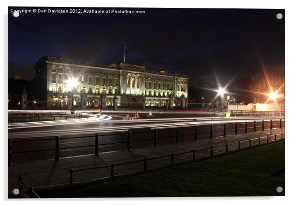 Speed of Light Buckingham Palace Acrylic by Dan Davidson