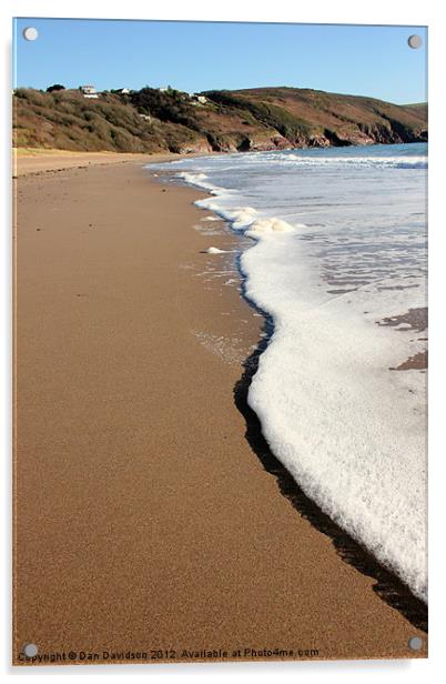 Freshwater East Pembrokeshire Acrylic by Dan Davidson