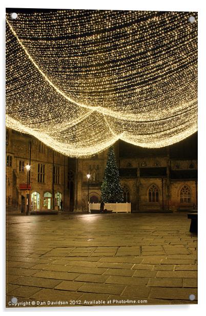 Durham Christmas Lights Acrylic by Dan Davidson