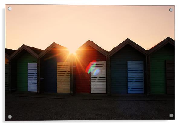 Blyth Sunset Acrylic by Dan Davidson