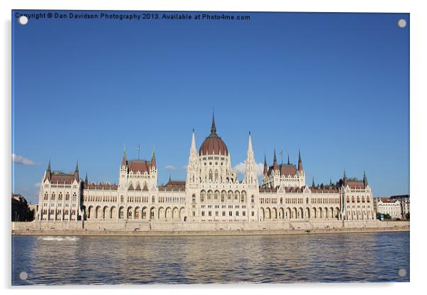 Hungarian Parliament Building Acrylic by Dan Davidson