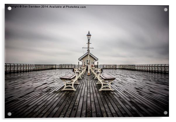 Penarth Pier Acrylic by Dan Davidson