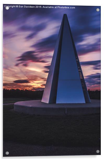  Campbell Park Light Pyramid Acrylic by Dan Davidson