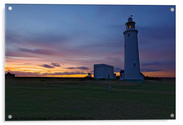Hurst Point Lighthouse Acrylic by R K Photography