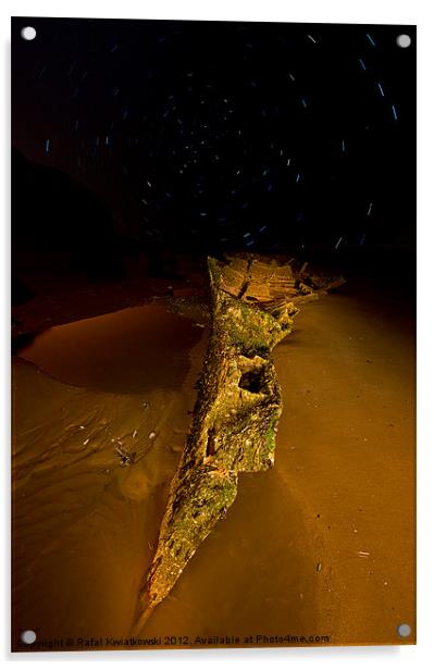 Hunstanton Shipwreck Acrylic by R K Photography