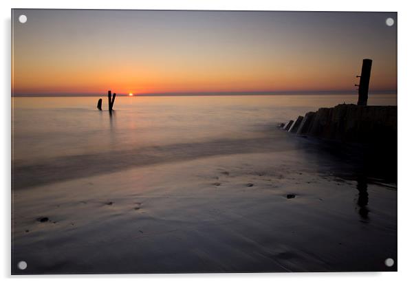 Happisburgh Acrylic by R K Photography