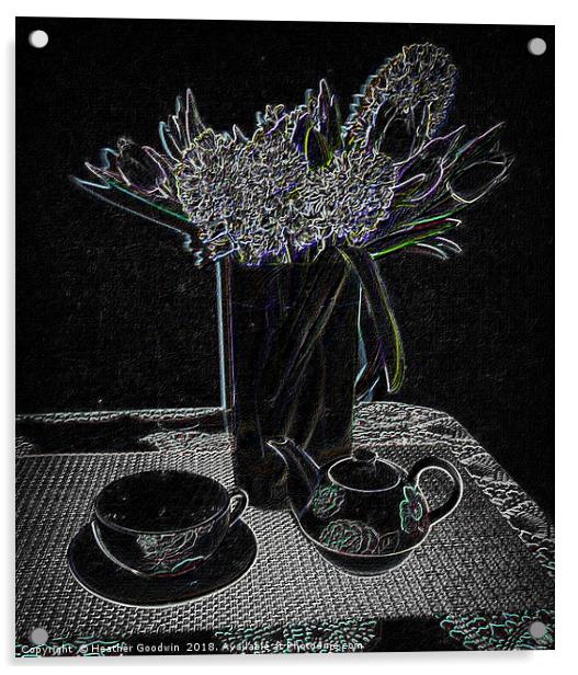 Time for Tea Acrylic by Heather Goodwin