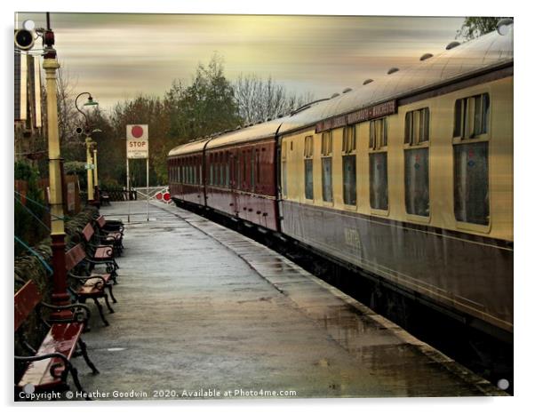 Bitton Railway Holt Acrylic by Heather Goodwin