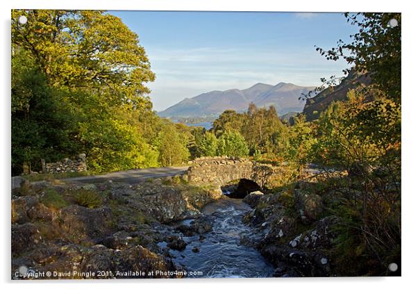 Ashness Bridge Acrylic by David Pringle