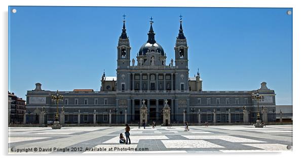 Catedral de la Almudena Acrylic by David Pringle