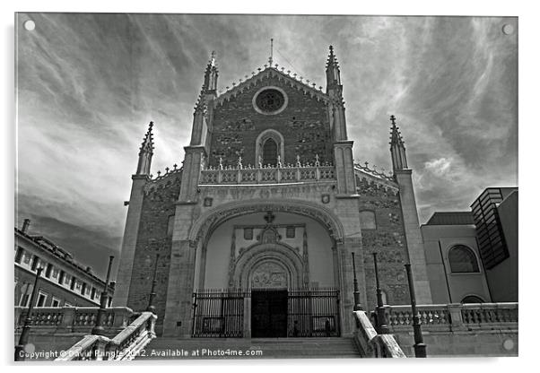 Iglesia de San Jeronimo Acrylic by David Pringle