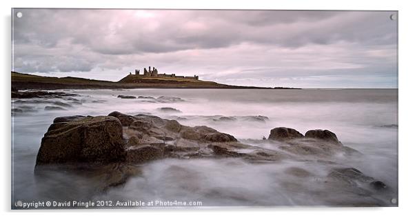 Dunstanburgh Castle III Acrylic by David Pringle