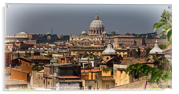 St Peters Basilica Acrylic by David Pringle