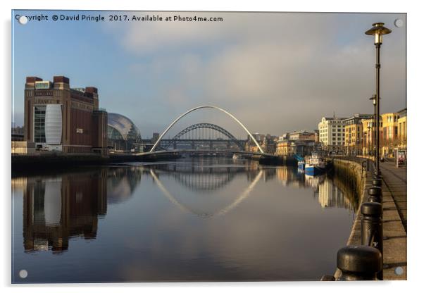 River Tyne Acrylic by David Pringle