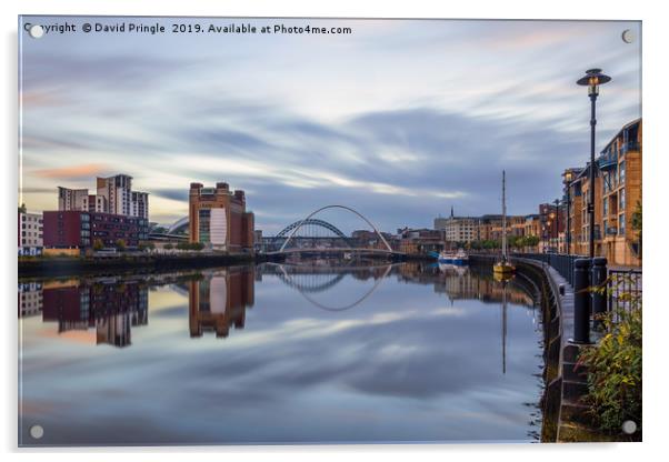 River Tyne Acrylic by David Pringle