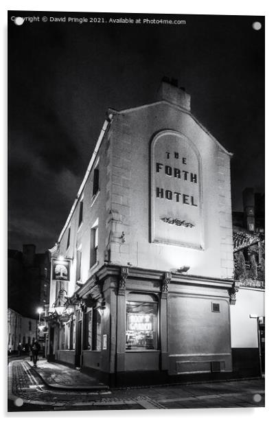 The Forth Hotel Acrylic by David Pringle