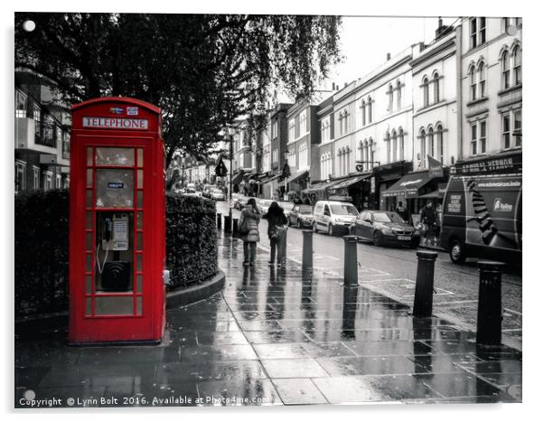 Portobello Road London Acrylic by Lynn Bolt