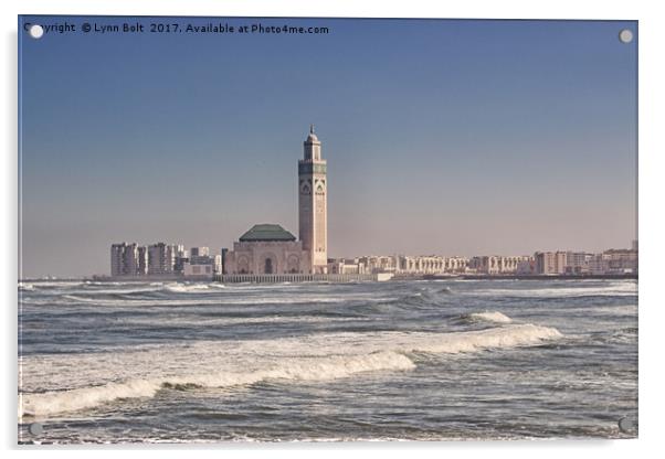 Hassan II Mosque Casablanca Acrylic by Lynn Bolt